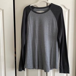 Sonoma Long Sleeve Thermal Crew Men’s Large Gray/Dark Gray